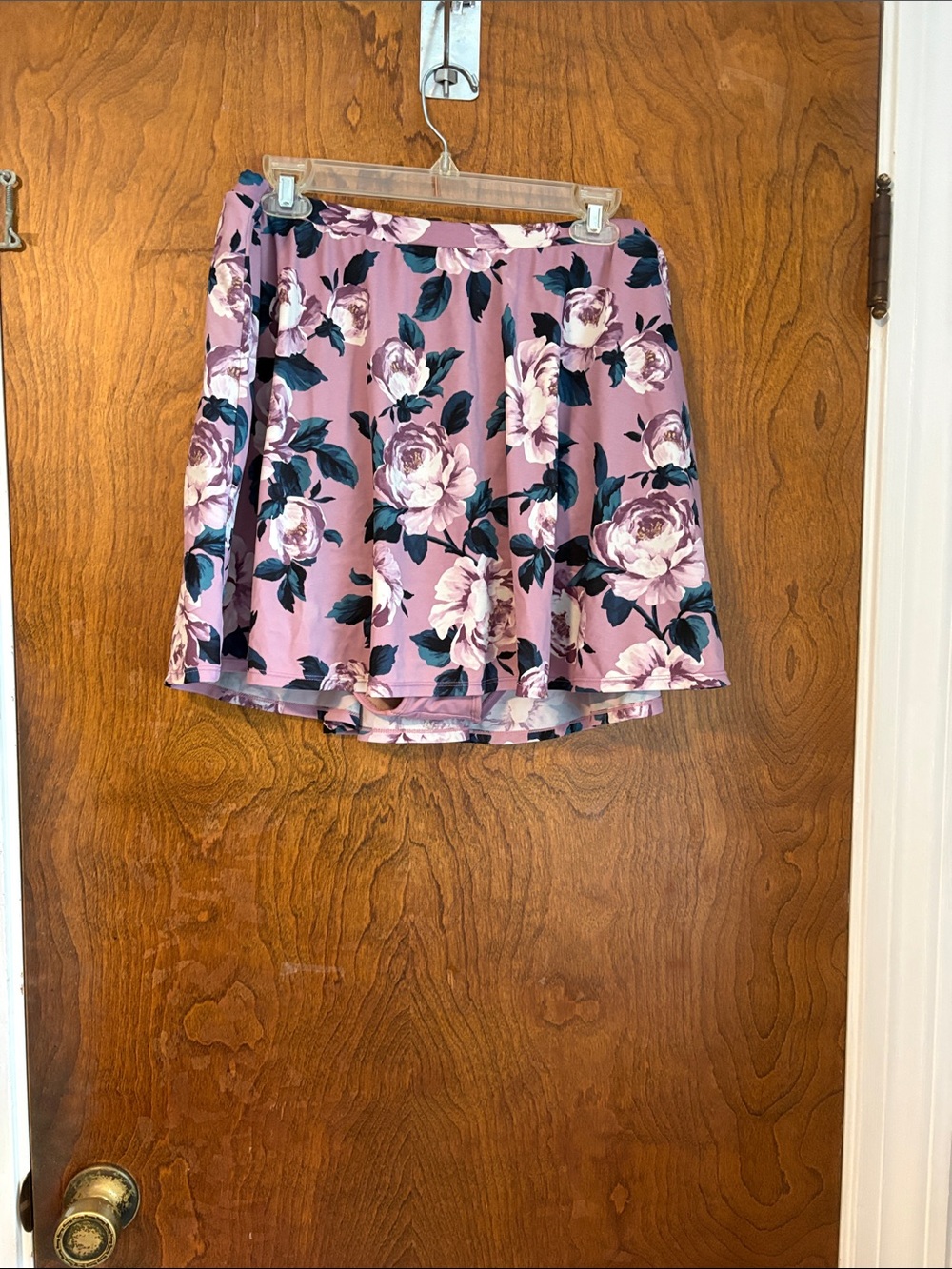 torrid Pink Fall Floral Circle Skort
